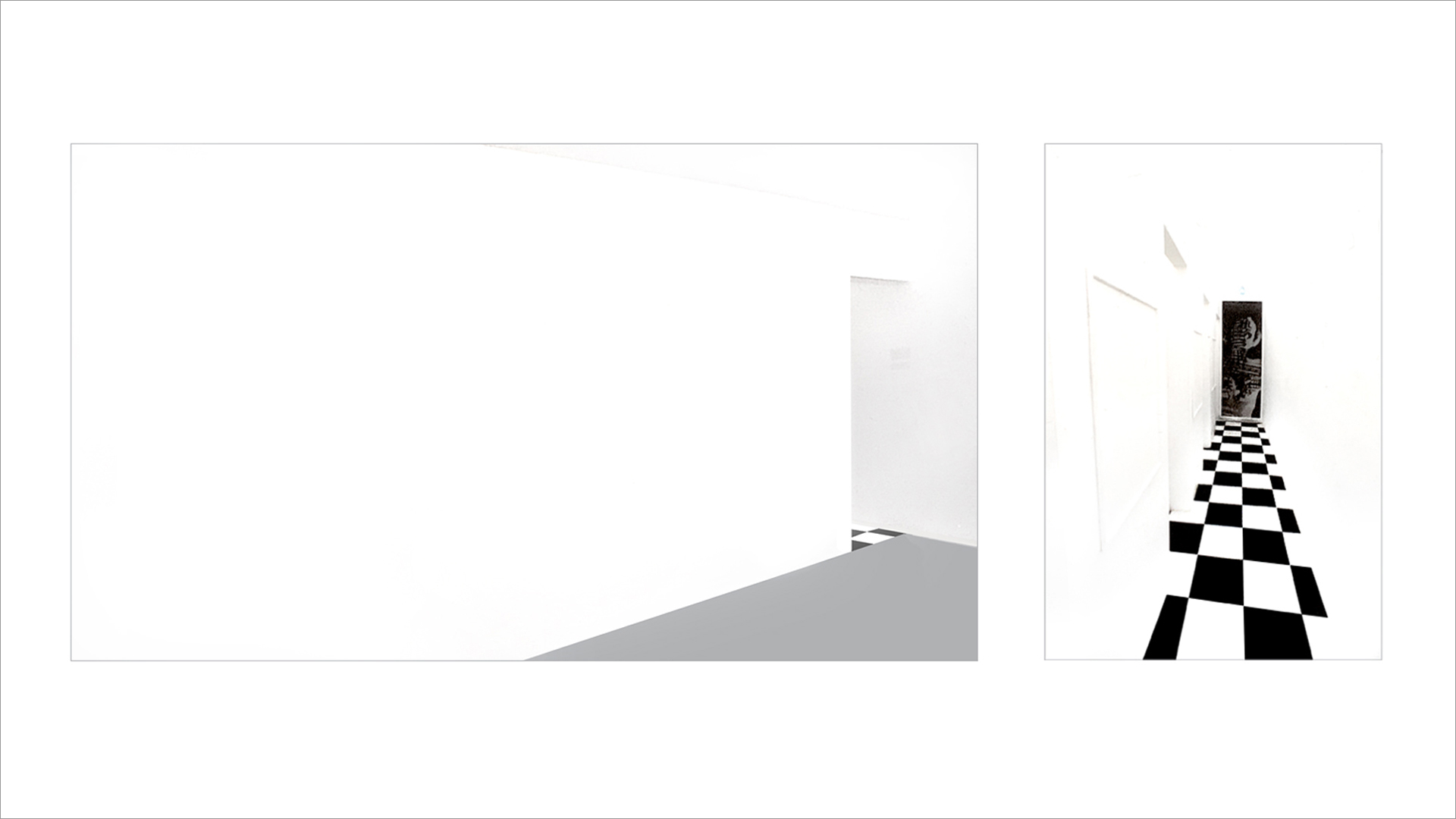 Jane Rubin's larges-scale, pristine, minimalist installation in the 3rd LACE Annuale in Los Angeles in 1988.