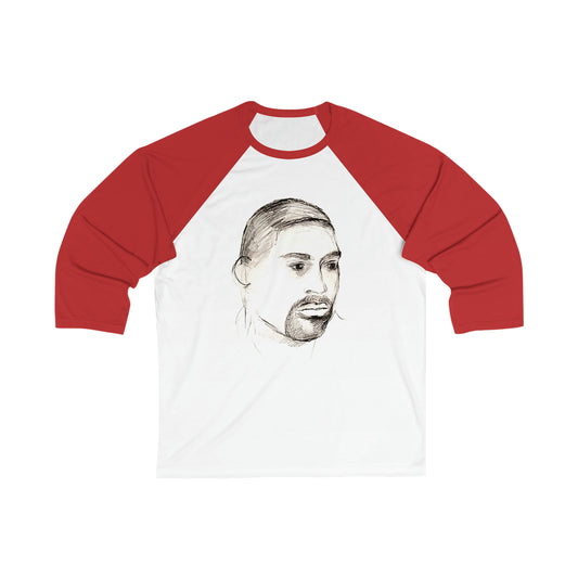 DNice Portrait — 3/4-Sleeve Baseball Tee — Unisex