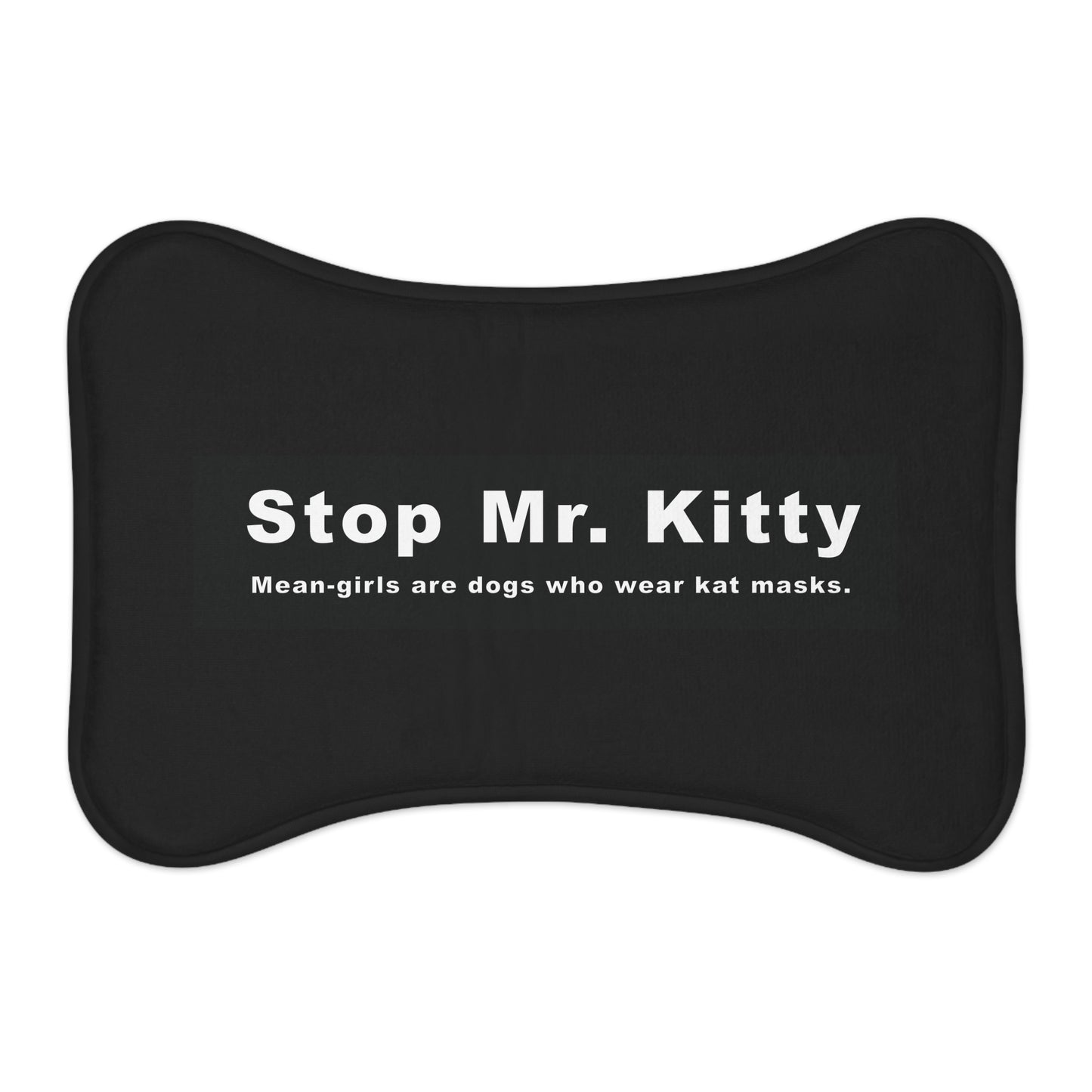 The Stop Mr. Kitty Pet Feeding Mat